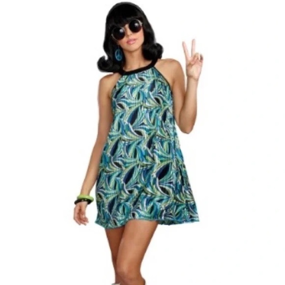 Mod Print Peace Halloween Costume Dress